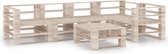 Decoways - 6-delige Loungeset pallet grenenhout