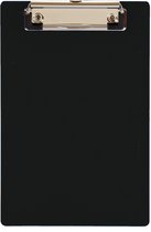 Pincello Klembord 22 X 14,5 X 1,5 Cm Pvc Zwart/zilver