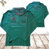 Herenpolo Quality mint M -Violento-M-Polo's lange mouw