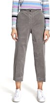 GERRY WEBER Dames Easy fit 3/4-broek van corduroy Kiesel-42