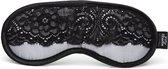 Play Nice Satin & Lace Blindfold - Black - Bondage Toys