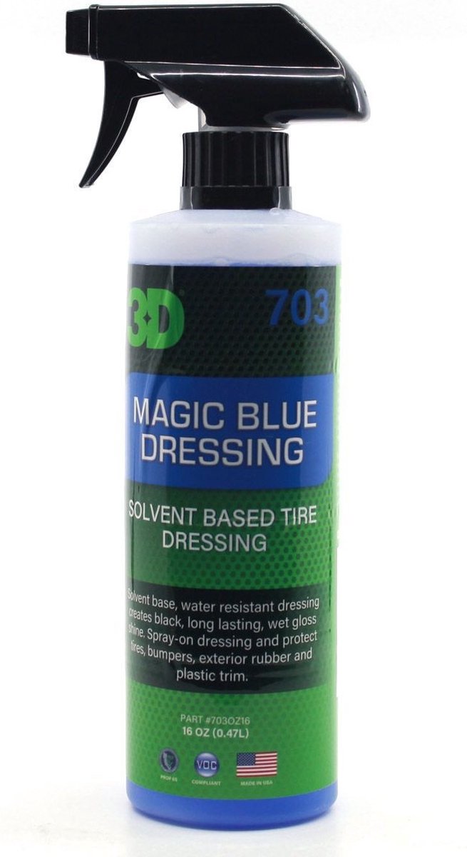 3D blue magic dressing