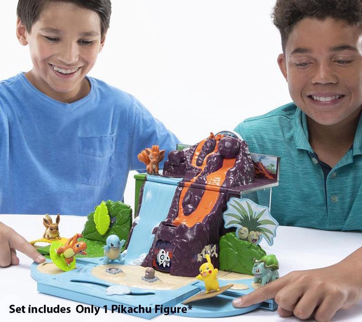Pokémon vulkaan uitklapbare speelset - met pikachu figuurtje - Pokemon Draagtas Volcano Speelset - — afbeelding 4