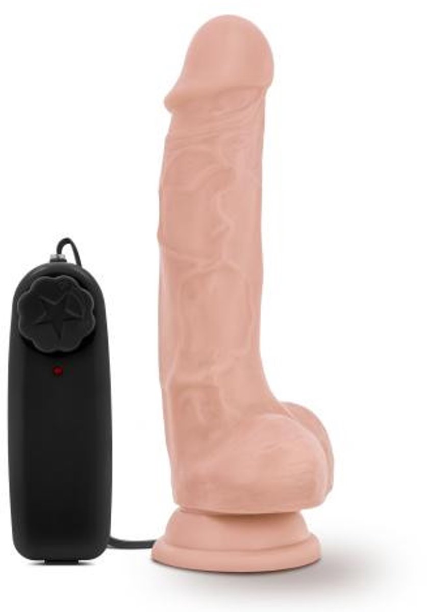 Goedkoopste Dr. Skin - Dr. Tim Vibrator Met Zuignap 19 cm - Vanilla