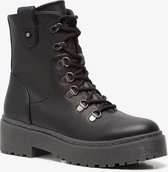 Supercracks dames veterboots - Zwart - Maat 41