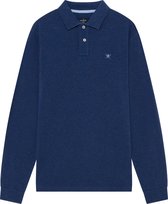 Hackett - LS Polo Aquablauw - XL - Slim-fit