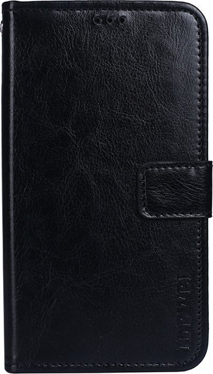 Mobigear Telefoonhoesje geschikt voor Wiko Power U30 Hoesje | Mobigear Wallet Bookcase Portemonnee | Pasjeshouder voor 3 Pasjes | Telefoonhoesje voor Pinpas / OV Kaart / Rijbewijs - Zwart
