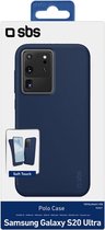 Samsung Galaxy S20 Ultra Hoesje - SBS - Polo Serie - TPU Backcover - Blauw - Hoesje Geschikt Voor Samsung Galaxy S20 Ultra