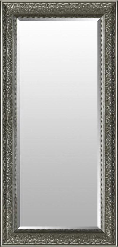 Antraciet Spiegel 67x107 cm – Saskia – Spiegellijst Antraciet – Lange Spiegels – Groot Spiegel – Perfecthomeshop