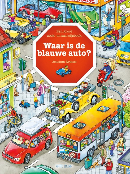 Boek cover Zoekboeken  -   Waar is de blauwe auto? van Joachim Krause (Hardcover)