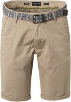 Korte Chino Met Riem Khaki (118190356 - 043)