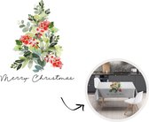 Kerst Tafelkleed - Kerstmis Decoratie - Tafellaken - Kerst - Quote - Kerstboom - 260x130 cm - Kerstmis Versiering