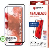 Displex Screenprotector Real Glass Full Cover Fingerprint Sensor voor de Samsung Galaxy S21