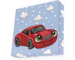 Knutselpakket met Ronde Steentjes, Dotz voor Volwassenen, Hobbypakket voor Kinderen Vanaf 8 Jaar - DBX.042 DOTZ - BOX Diamond Dotting kit - 22x22cm - Sporty