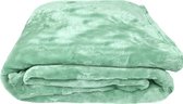 JEMIDI XL Deken Snuggle Deken Flanel XXL Woondag Sofa Throw Wollen Deken Sofa Bedsprei Mint Maat 220x180cm