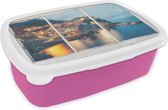 Lunch box Rose - Lunch box - Boîte à pain - Transparent - Mer - Italie - 18x12x6 cm - Enfants - Fille