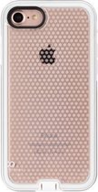 Apple iPhone 8 Hoesje - XQISIT - NUSON XTREME Serie - Hard Kunststof Backcover - Wit - Hoesje Geschikt Voor Apple iPhone 8