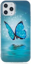 Apple iPhone 12 Hoesje - Mobigear - Design Serie - TPU Backcover - Butterfly - Hoesje Geschikt Voor Apple iPhone 12