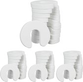 Relaxdays deurstopper foam - set van 40 stuks - vingerbescherming baby - klembescherming
