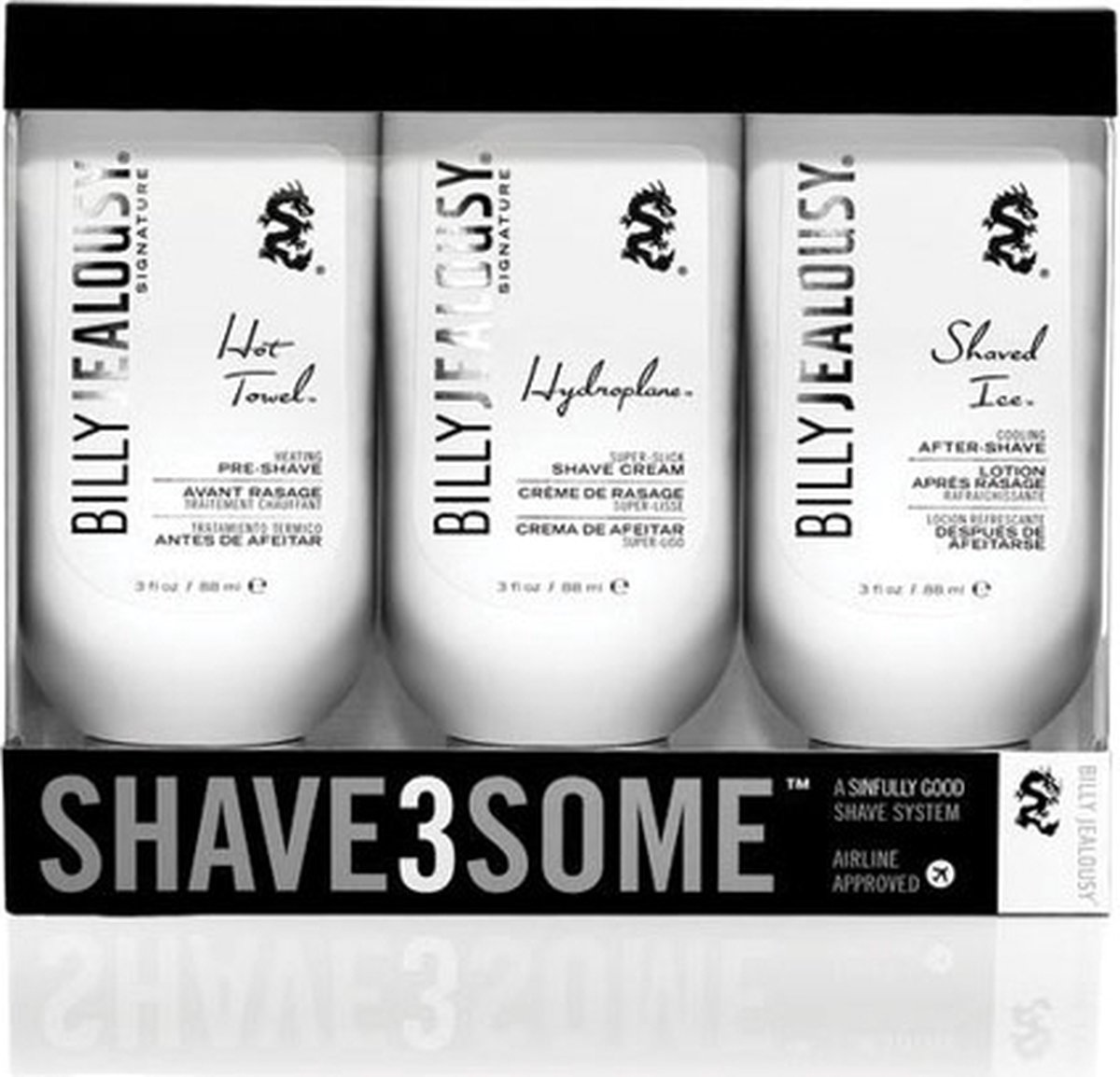 Billy Jealousy Shave3Some Travel Size Kit 264 ml.