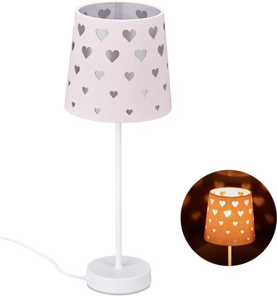 Nachtlamp kinderen met hartjes kopen Nachtlamp kinderen met hartjes kopen