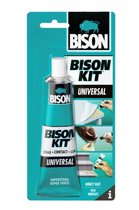Bison Kit® tube 100 ml, sterke, universele contactlijm, vochtbestendig, vorstbestendig, -40°C tot +70°C, eenvoudig in gebruik, voor ontelbare reparaties