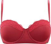 Sapph Scarlet Balcony Bra Dames Red Orange-70B