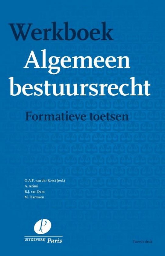 Werkboek Algemeen bestuursrecht - cover