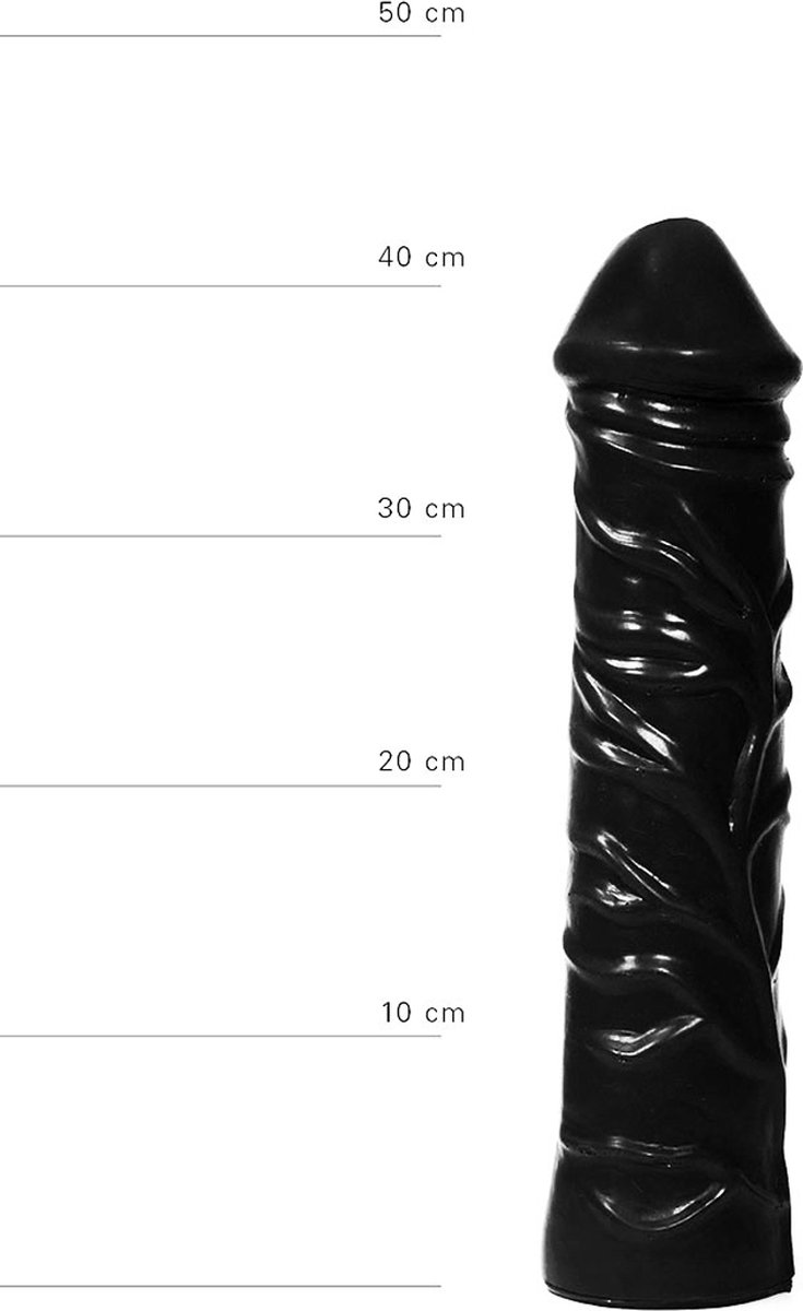 Goedkoopste All Black Grote zwarte realistische dildo 33 cm
