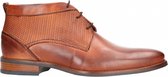 Van Dalen  - Geklede Veterboot Leer - Cognac - 44