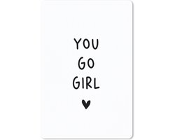 Muismat 18x27 cm - Mousepad Engelse quote 