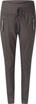 Zoso Broek Do 215 Taupe Black 0009 0000 Dames Maat - XXL