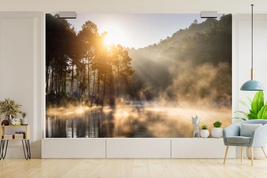 Papier peint - Papier peint photo Forêt - Water - Brume - Largeur 330 cm x hauteur 220 cm