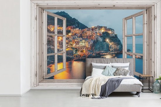 Papier peint - Papier peint photo murale Transparente - Italie - Mer - Largeur 450 cm x hauteur 300 cm