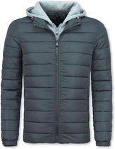 Korte jas Heren - Casual Jack - Donkerblauw