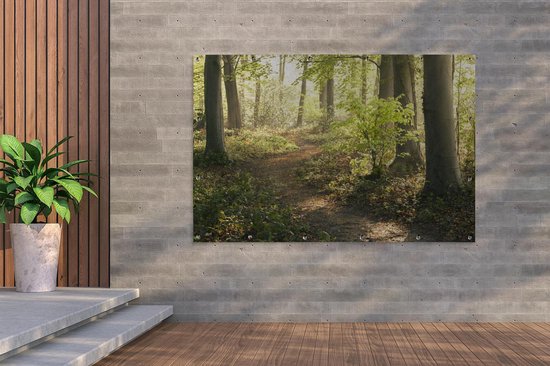 Décoration murale Forêt - Arbre - Chemin - 180x120 cm - Affiche jardin