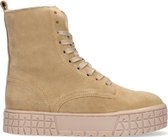 Hip H2539 Enkelboots -  Enkellaarsjes - Meisjes - Beige - Maat 33