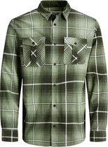 Jack & Jones Overhemd Jconick Shirt Ls Two Pocket 12197217 Forest Night Mannen Maat - M
