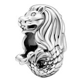 Tracelet - Zilveren bedels - Tracelet - Zilveren bedels - Bedel Chinese leeuwen draak - 925 Sterling Zilver - Pandora compatible - 925 Zilver Certificaat