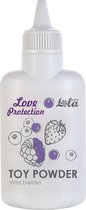 Toy powder - Toy Cleaner - Verzorging seksspeeltjes - Schoonmaken van sexspeeltjes -  Love Protection Wild berries 30g
