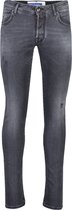 Jacob Cohën Jeans Zwart  - Maat W33 - Heren - Herfst/Winter Collectie - Katoen;Modal;Elastaan