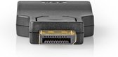Nedis DisplayPort-Adapter - DisplayPort Male - VGA Female 15p - 1080p - Verguld - Recht - Rond - ABS - Antraciet - Doos