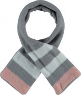 Sarlini Sjaal Knit Stripe Light Grey Melange