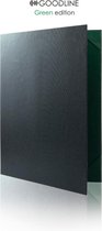 Goodline® - Luxe Metallic Groene Rapportmap / Diplomamap / Certificaat Mappen - 2x A4 - Green Edition
