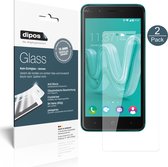 dipos I 2x Pantserfolie helder compatibel met Wiko Kenny Beschermfolie 9H screen-protector