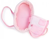 draagtas babypop meisjes 38 cm textiel roze