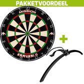 Mission Dartbord Verlichting Voordeelpakket + Mission Samurai 2 + Mission Torus 100
