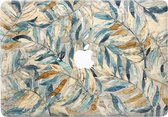 Lunso Geschikt voor MacBook Air 13 inch (2010-2017) vinyl sticker - Leaves
