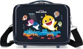 beautycase Baby Shark 29 cm zwart