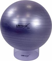 Lifemaxx Gymball - Fitnessbal - 75 cm - Zilver